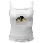 Mallard Duck Pair Watercolor Jr. Spaghetti Tank by NANCE